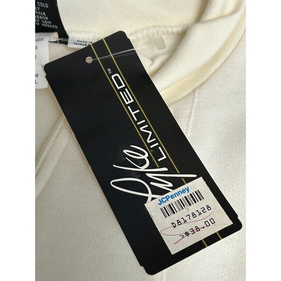 Pyke Limited Full Zip Long Sleeve Sweatshirt Vtg 90's Women's XL NWT Jacket - Picture 6 of 7